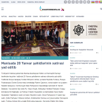 Manisada 20 Yanvar şəhidlərinin xatirəsi yad edilib