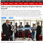 Azerbaycan Derneğinden Başkan Ergüne Nevruz Ziyareti