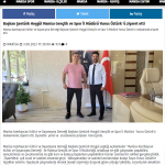 Başkan Şentürk Hoşgül Manisa Gençlik ve Spor İl Müdürü Yunus Öztürk 'ü ziyaret etti