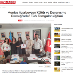 Manisa Azerbaycan Kültür ve Dayanışma Derneğinden Türk Tamgaları Eğitimi