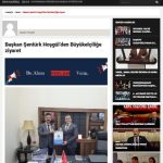 Başkan Şentürk Hoşgül’den Büyükelçiliğe ziyaret