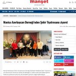 Manisa Azerbaycan Derneği’nden Şehir Tiyatrosuna ziyaret
